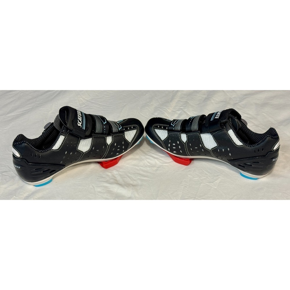 Scattante Ferraci Cycling Shoes Women's Size 7 US 38 EUR Black Adjustable Biking - Picture 3 of 7